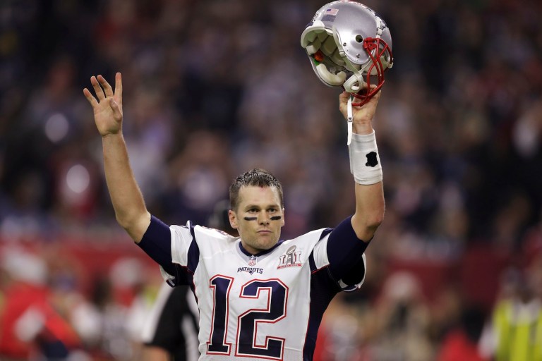 Could the five-time Super Bowl winning quarterback take on Elizabeth Warren in 2018? (AP Photo/Darron Cummings)