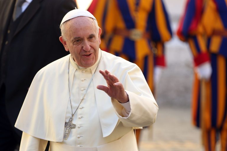 Pope Francis will meet with Palestinian President Mahmoud Abbas on Saturday.Â (Franco Origlia/Getty Images)