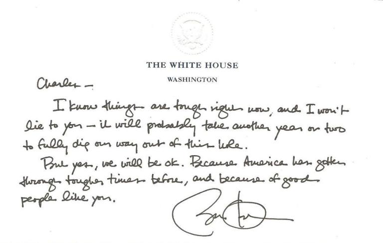 Privately, Obama sees recovery 1-2 years off