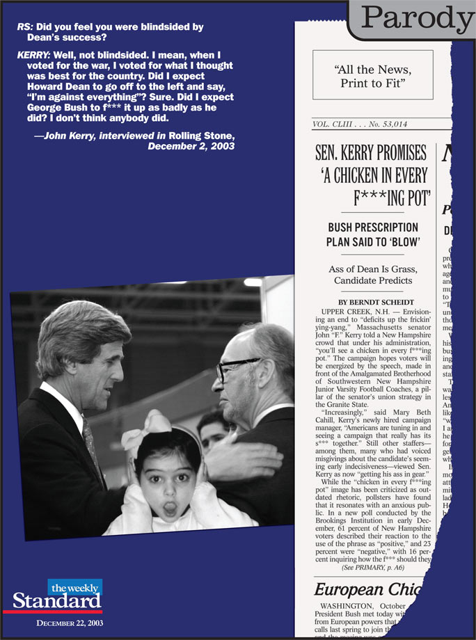 John “F” Kerry.