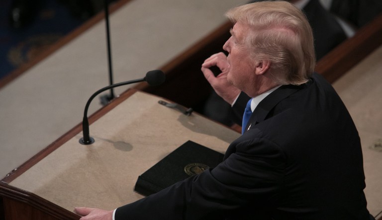 Less than 48 hours after delivering the State of the Union, President Trump undercut that real success with incredibly silly overstatement, claiming his TV viewership was 