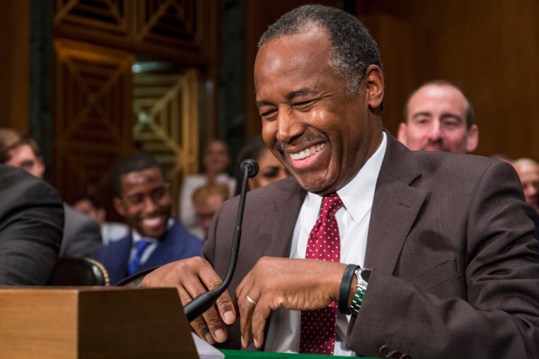Some Democrats indicated they didn't intend to hold up Ben Carson's confirmation. (AP Photo/Zach Gibson)