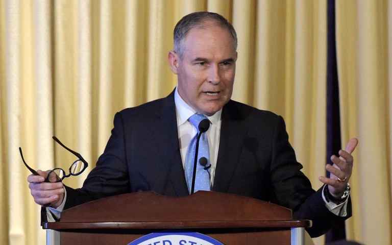 A number of Democrats had been pressing Pruitt to recuse himself during his long confirmation process. (AP Photo/Susan Walsh, File)