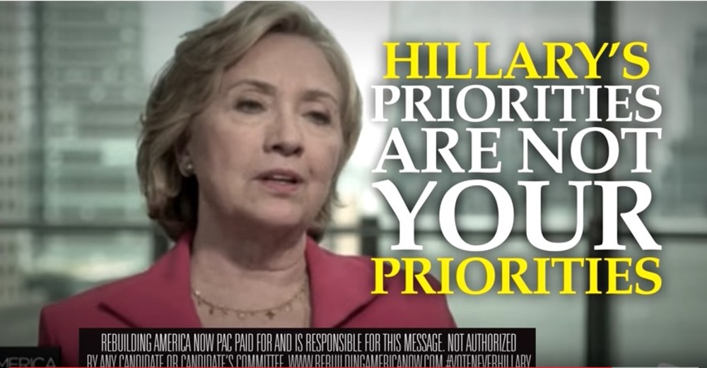 PAC Attacks Hillary Over Opposition to Redskins Team Name