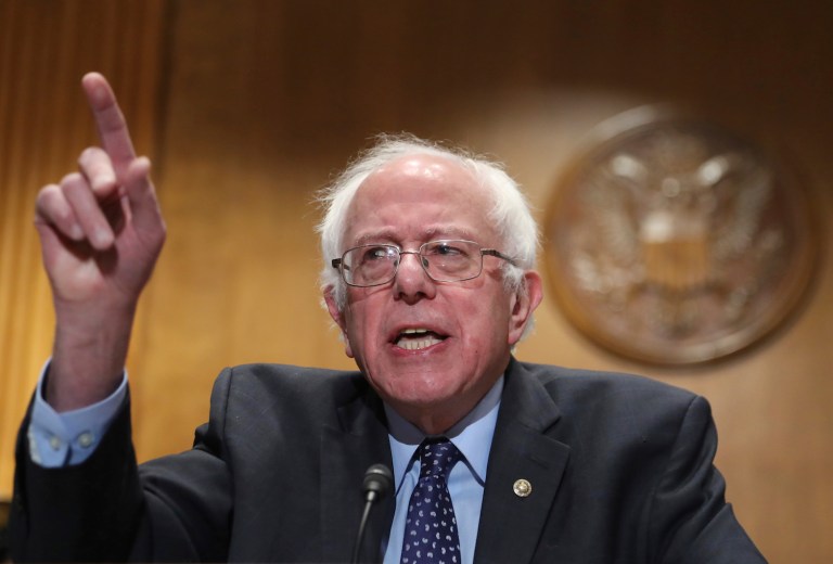 Sen. Sanders' proposal to protect Medicare, Medicaid and Social Security from cuts went down in a 49-49 vote Tuesday. (AP Photo/Manuel Balce Ceneta)