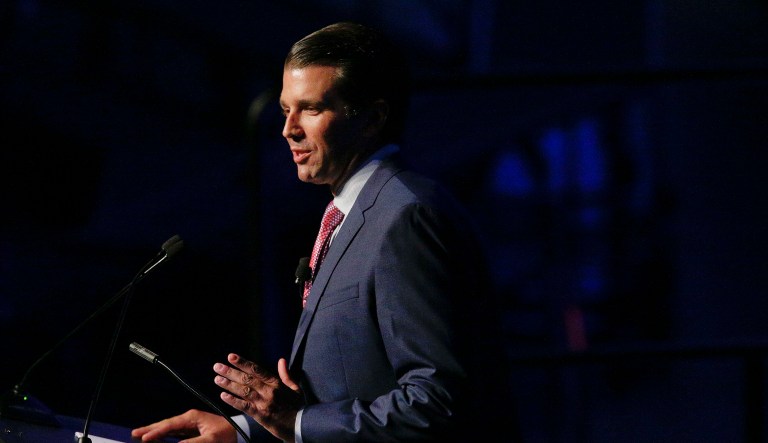 Donald Trump Jr. said there is a movement to prevent 