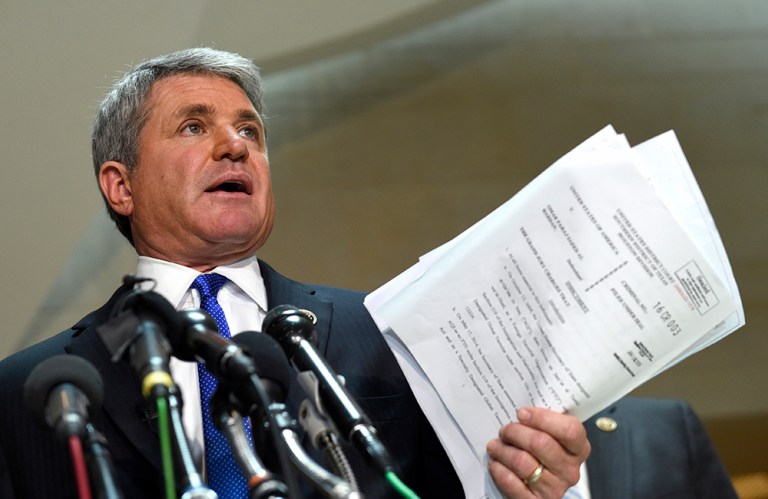 McCaul said the law Congress wrote only includes waivers for the military and government employees. (AP Photo/Susan Walsh)