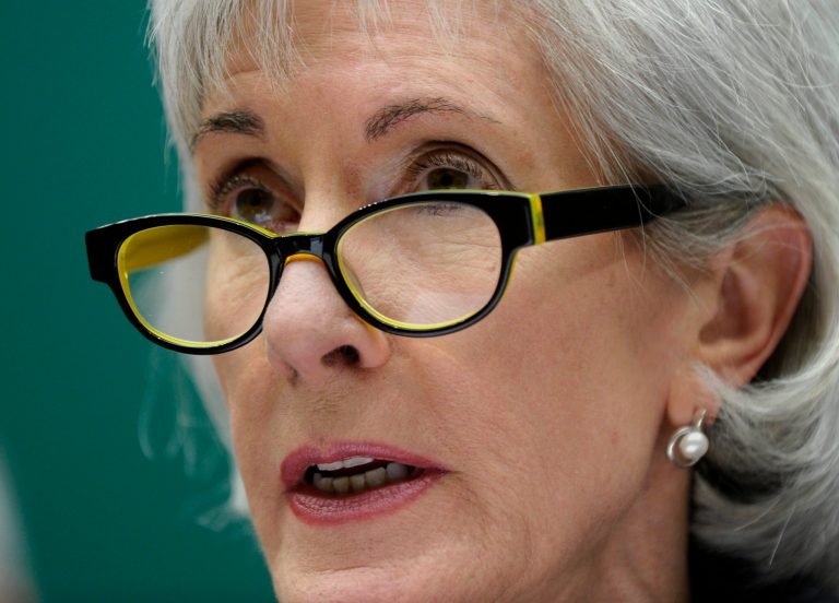 Health and Human Services Secretary Kathleen Sebelius testifies on Capitol Hill in Washington. (AP/Susan Walsh)