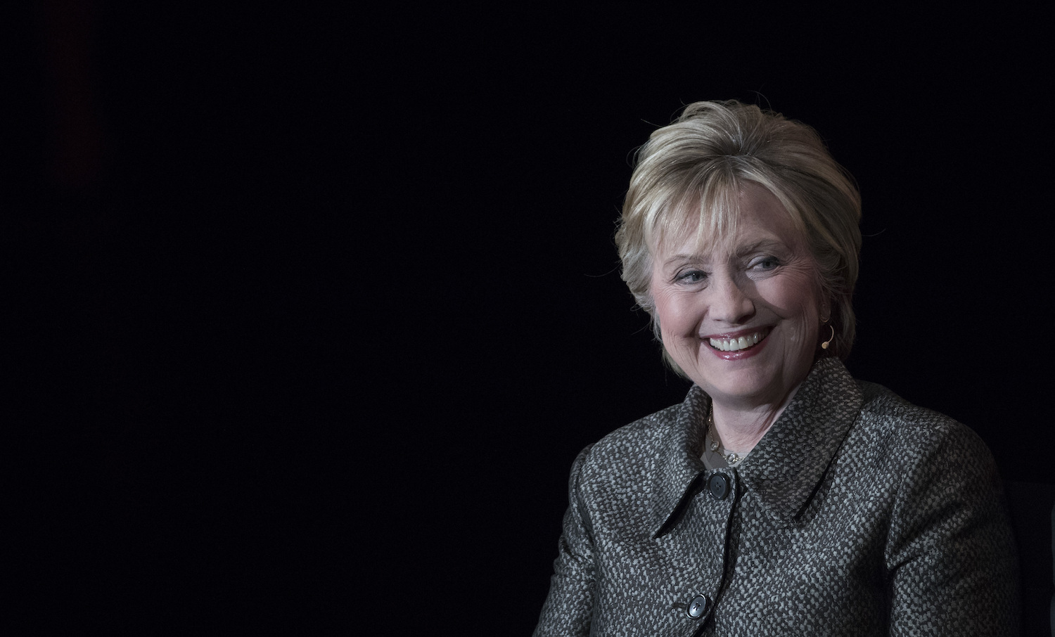 Hillary Clinton sounds like a presidential candidate