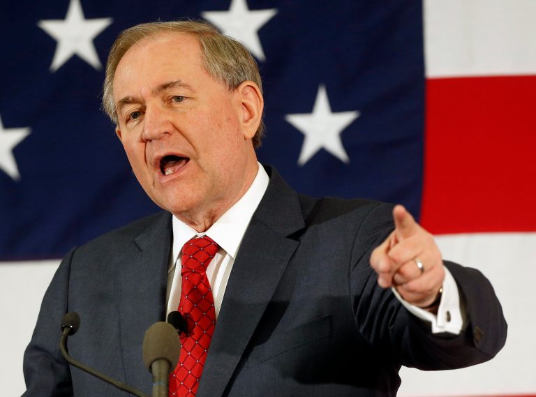 Former Virginia Gov. Jim GilmoreÂ says 'experience' is what makes him the best presidential candidate for veterans.Â (AP Photo/Jim Cole, File)
