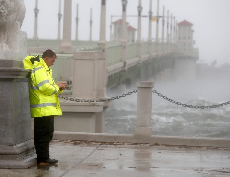 U.S. Immigration and Customs Enforcement and U.S. Customs and Border Protection suspended immigration enforcement just as Florida was being hit by the largest hurricane seen in years. (AP Photo)