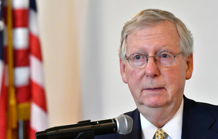 Senate Majority Leader Mitch McConnell, R-Ky., indicated that a 