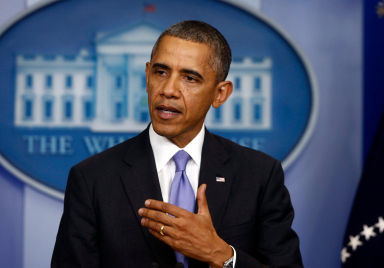 President Obama on Wednesday vowed to immediately sign a bill to reopen the federal government and increase the nation's debt limit once the legislation clears Congress but warned that 