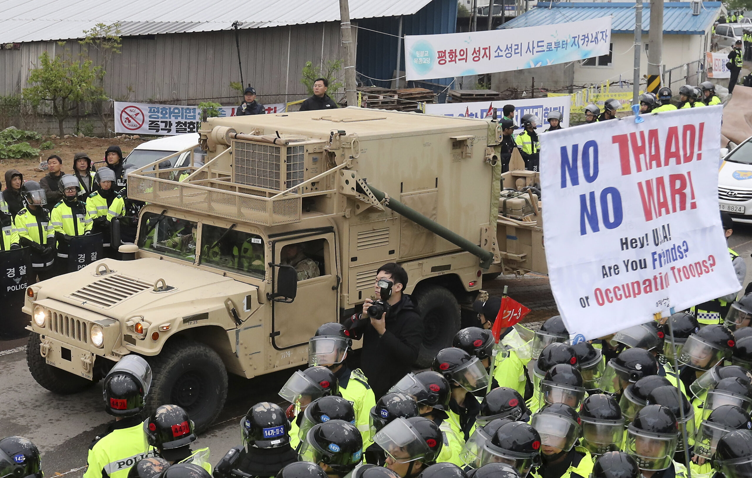 US sets up missile defense in South Korea as North shows power