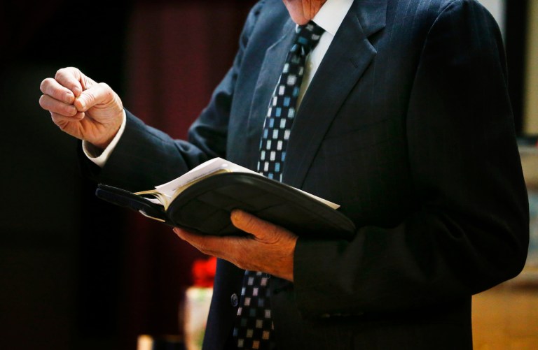 How the Democratic Party's religion problem cost them the 2016 presidential election. (AP Photo/Brynn Anderson)