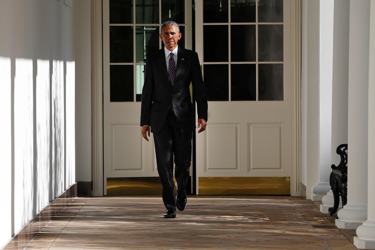 President Obama warned that failing to turn out for Hillary Clinton would be an insult to his own legacy. (AP Photo/Pablo Martinez Monsivais)