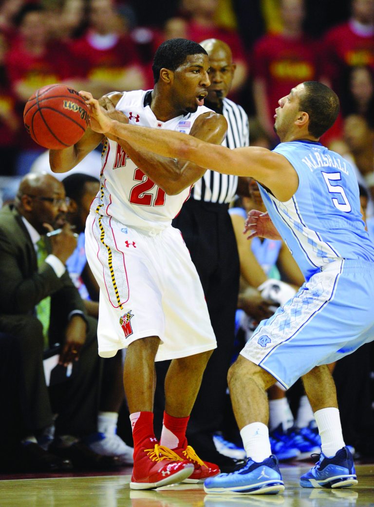 Nick Wass/AP
Maryland guard PeâShon Howard played in only 14 games last season because of a broken foot and then a torn ACL.
