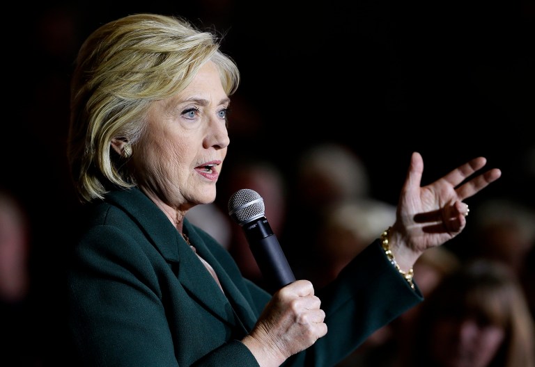 Hillary Clinton's campaign said the 