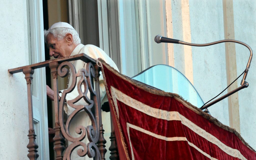 Now a ‘simple pilgrim,’ Benedict resigns papacy