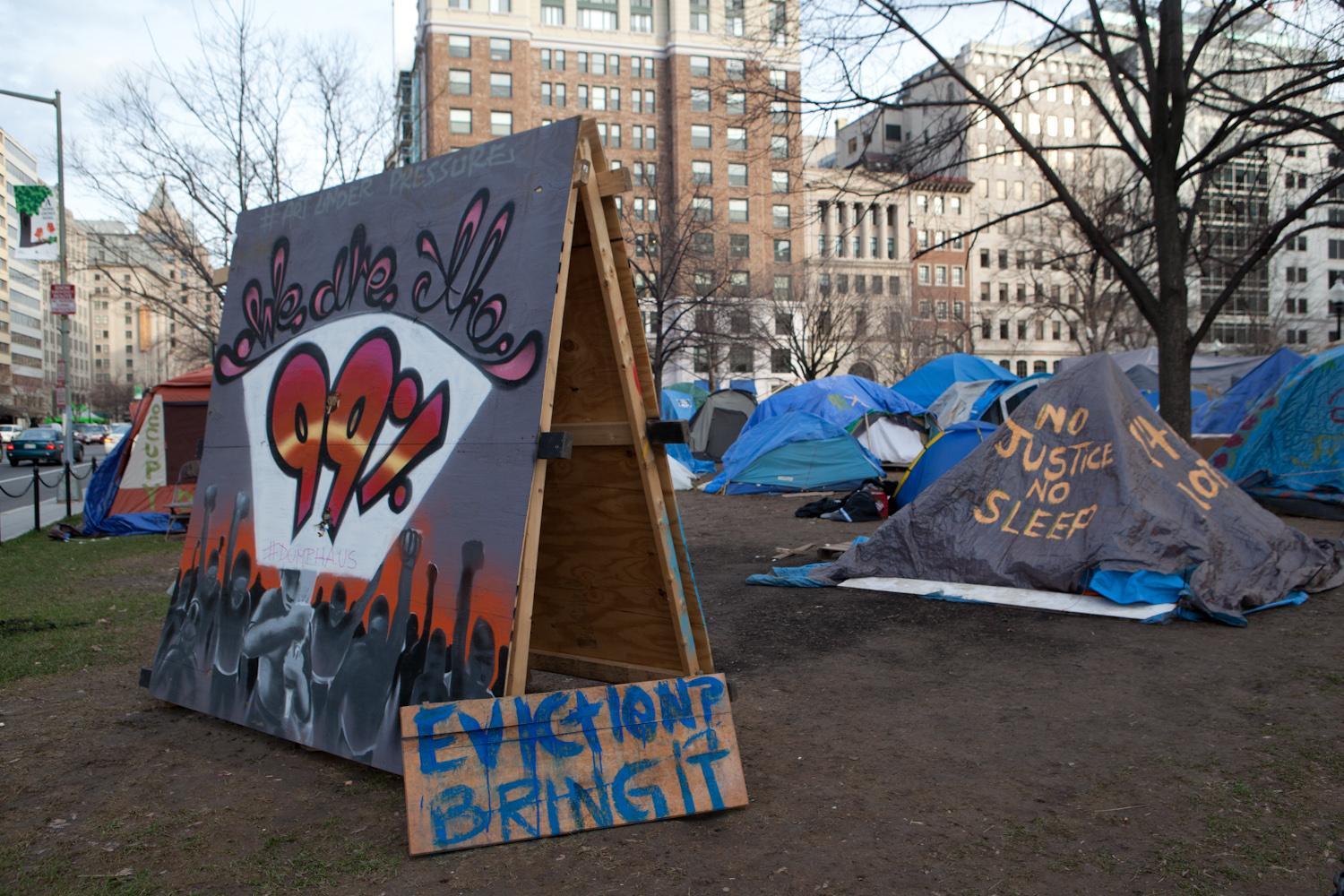 Occupy’s tent city will remain at McPherson