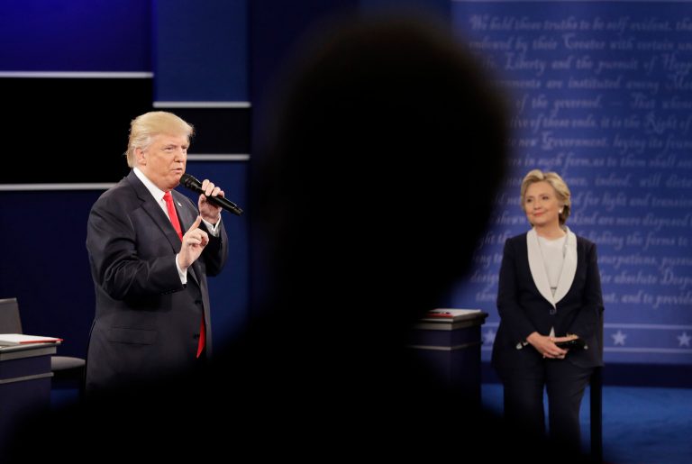 Donald Trump leads Hillary Clinton 46-41 in the latest Monmouth University survey of likely voters in Missouri, a 2-point increase since August. (AP Photo)