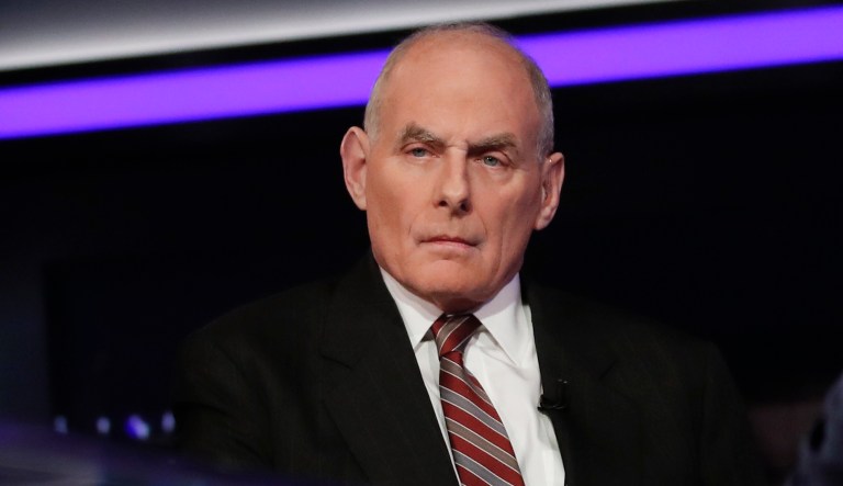 White House chief of staff John Kelly defended the compliments he paid former White House staff secretary Rob Porter, after reports surfaced that Porter allegedly abused his ex-wives and he ultimately resigned. (AP Photo/Carolyn Kaster, File)