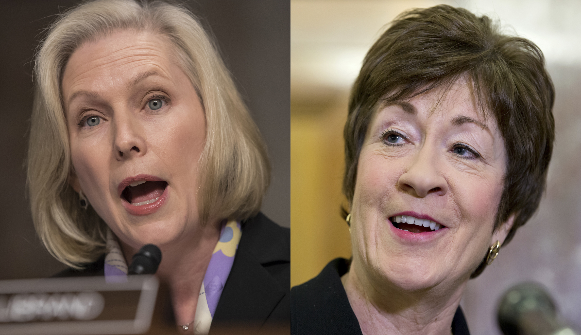 Kirsten Gillibrand and Susan Collins introduce plan to block Trump’s transgender military ban
