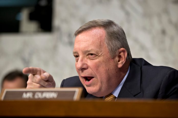 Sen. Dick Durbin will hold a hearing Tuesday to discuss the controversial "Stand Your Ground" laws - which the American Legislative Exchange Council helped write and implement - but did not invite ALEC to testify.ÃÂ (AP Photo/J. Scott Applewhite, File)