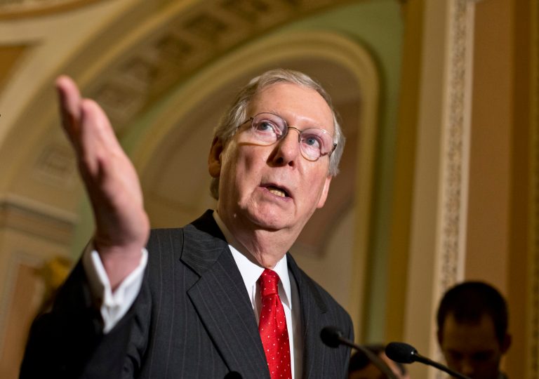 Senate Minority Leader Mitch McConnell, R-Ky., is being blamed by a conservative group for the GOP's failure to take control of the Senate in 2012. (AP/J. Scott Applewhite)