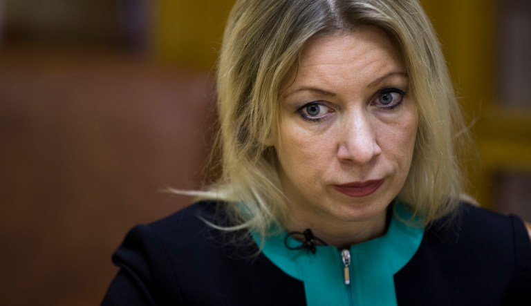 Russian Foreign Ministry spokeswoman Maria Zakharova ranged across several aspects of the U.S.-Russia relationship. (AP Photo/Pavel Golovkin)