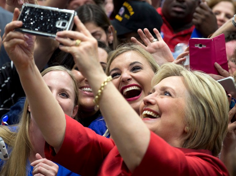 Hillary Clinton won the Arizona primary on Tuesday night, making this her sixth primary win in a row over her opponent Bernie Sanders. (AP File Photo/Carolyn Kaster)