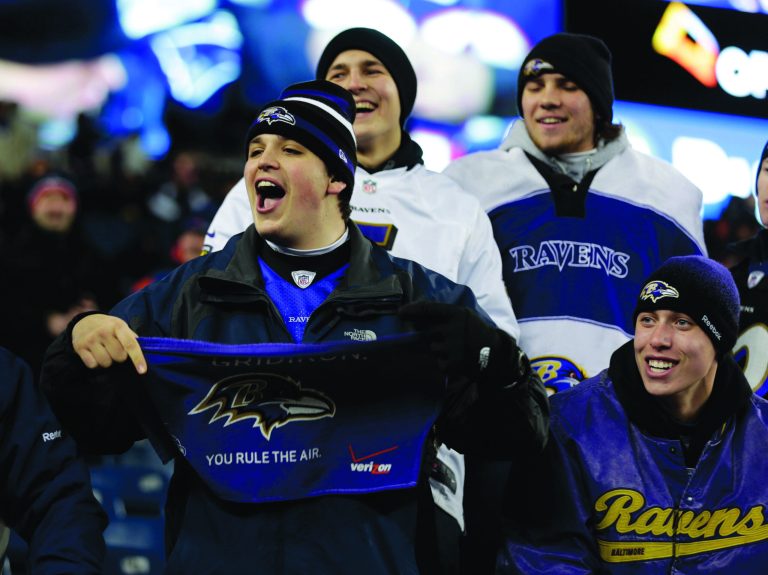 Charles Krupa/AP
According to the Ravens, the ratings for Baltimore's games in the Washington market were higher than ever this season.