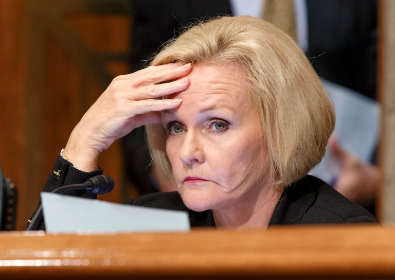 Tweets suggest McCaskill both called and met with the ambassador while on the Armed Services Committee. (AP Photo/J. Scott Applewhite)