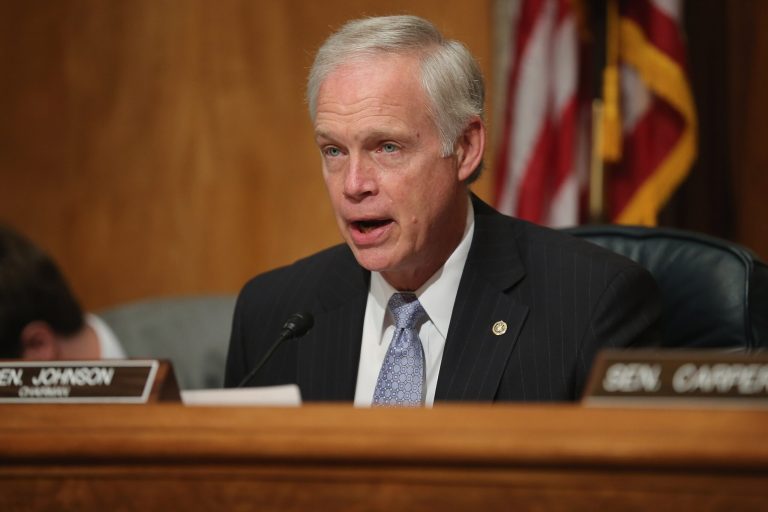 Sen. Ron Johnson, R-Wis., delivers opening remarks during a hearing about the recent OPM data breach in the Dirksen Senate Office Building on Capitol Hill June 25, 2015 in Washington, D.C. (Photo by Chip Somodevilla/Getty Images)