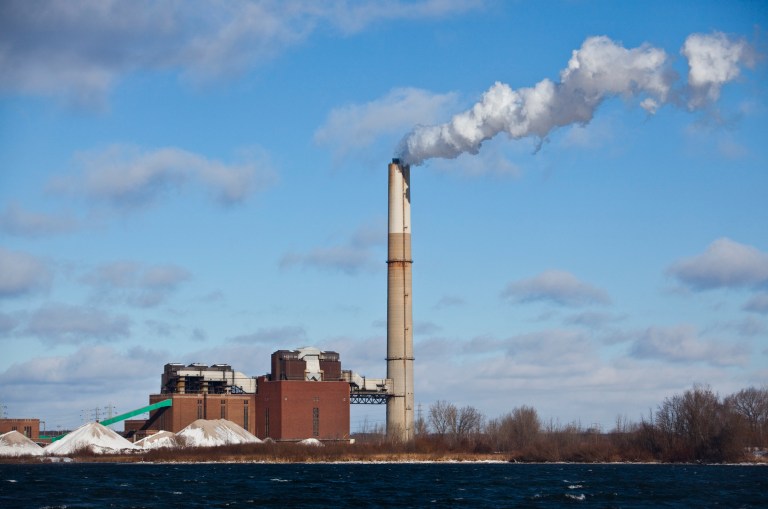 Consumer Energy's B.C. Cobb Plant in Muskegon is seen on Dec. 13, 2010. Officials with Consumers Energy said they're committed to helping find a new use for the site of a coal-fired power plant in western Michigan that's scheduled to close in two years.  The Muskegon Chronicle reports that the unit of Jackson-based CMS Energy Corp. offered updates Tuesday April 22, 2014 on plans to decommission the B.C. Cobb plant in Muskegon. The utility says it will work to maintain federal dredging of the Muskegon Lake port. (AP Photo/