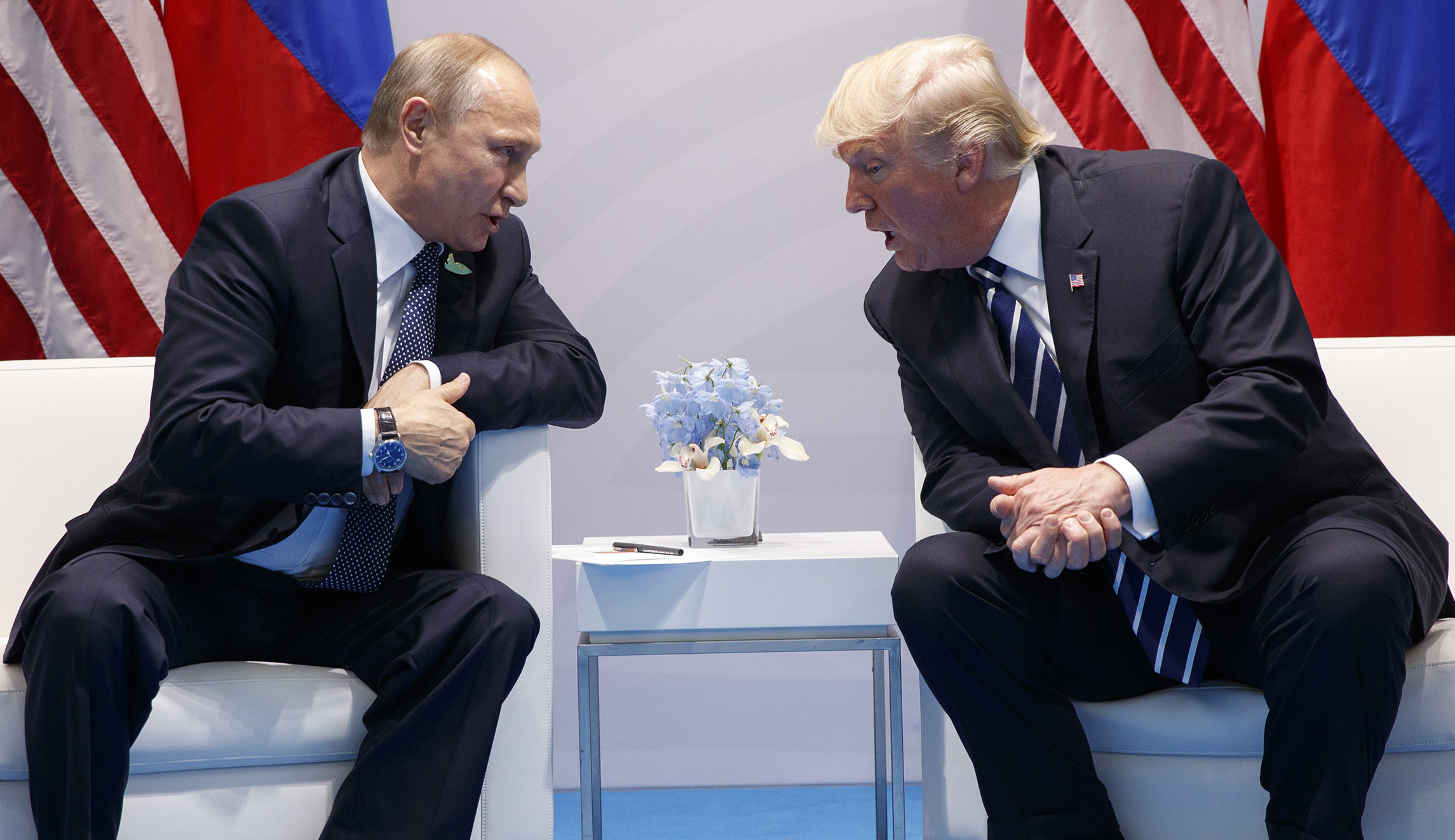 Trump, Putin discuss Ukraine, Syria, terrorism, cybersecurity, Russian state media says