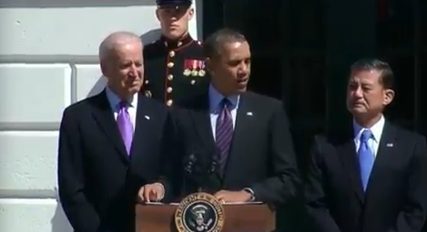 VIDEO: Obama welcomes Wounded Warriors to White House