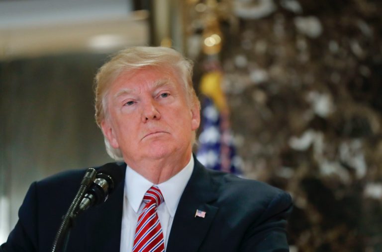 The Department of Justice has acknowledged in a court filing no evidence of any wiretaps on Trump Tower during the 2016 campaign, directly contradicting a claim President Trump made in March. (AP Photo/Pablo Martinez Monsivais)