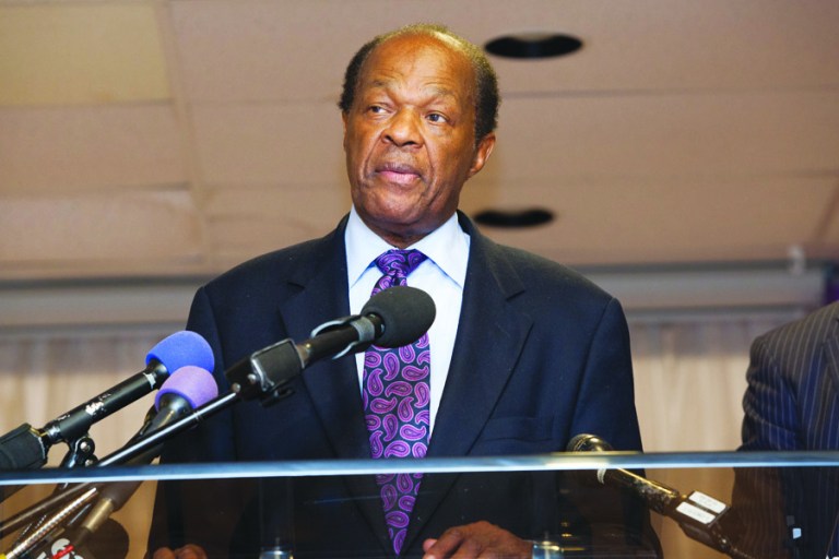 D.C. Councilman Marion Barry has withdrawn his opposition to a contract to finish the H Street streetcar line. (Examiner file photo)