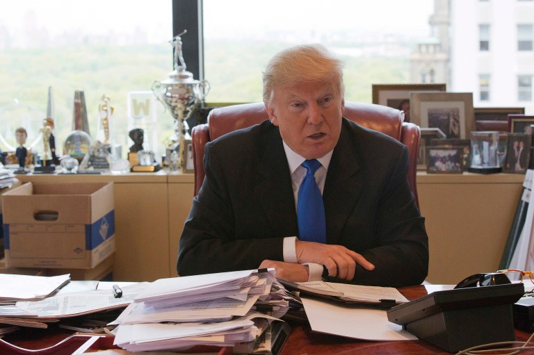 Donald Trump has tapped Tony Fabrizio, a veteran GOP pollster, who has worked for both politicians and corporate clients alike. (AP Photo/Mary Altaffer, File)