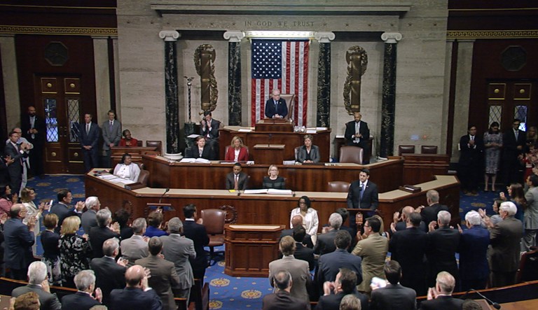 Members of Congress and their staff aren't specifically exempt from Obamacare and their plans changed as a result of the law, but they also don't receive the same coverage as, for instance, someone who is self-employed. (House Television via AP)