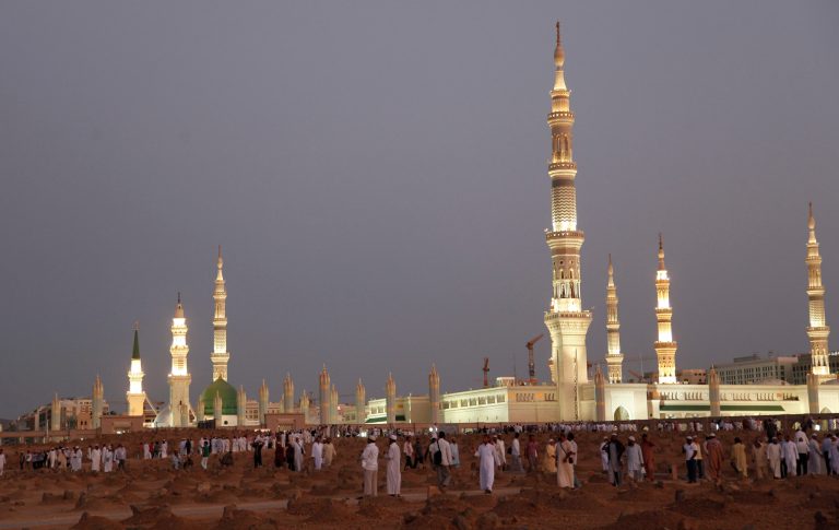 Third attack in Saudi Arabia in 24 hours targets the Prophet's Mosque. (AP Photo/ Hadi Mizban)
