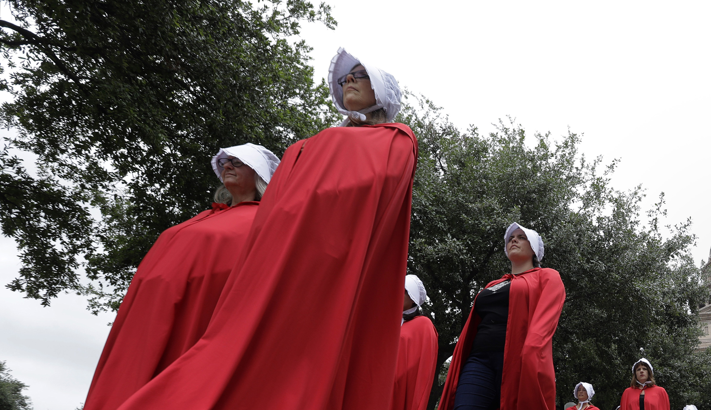 The Handmaid’s Tale protest at the Capitol shows feminists are grasping