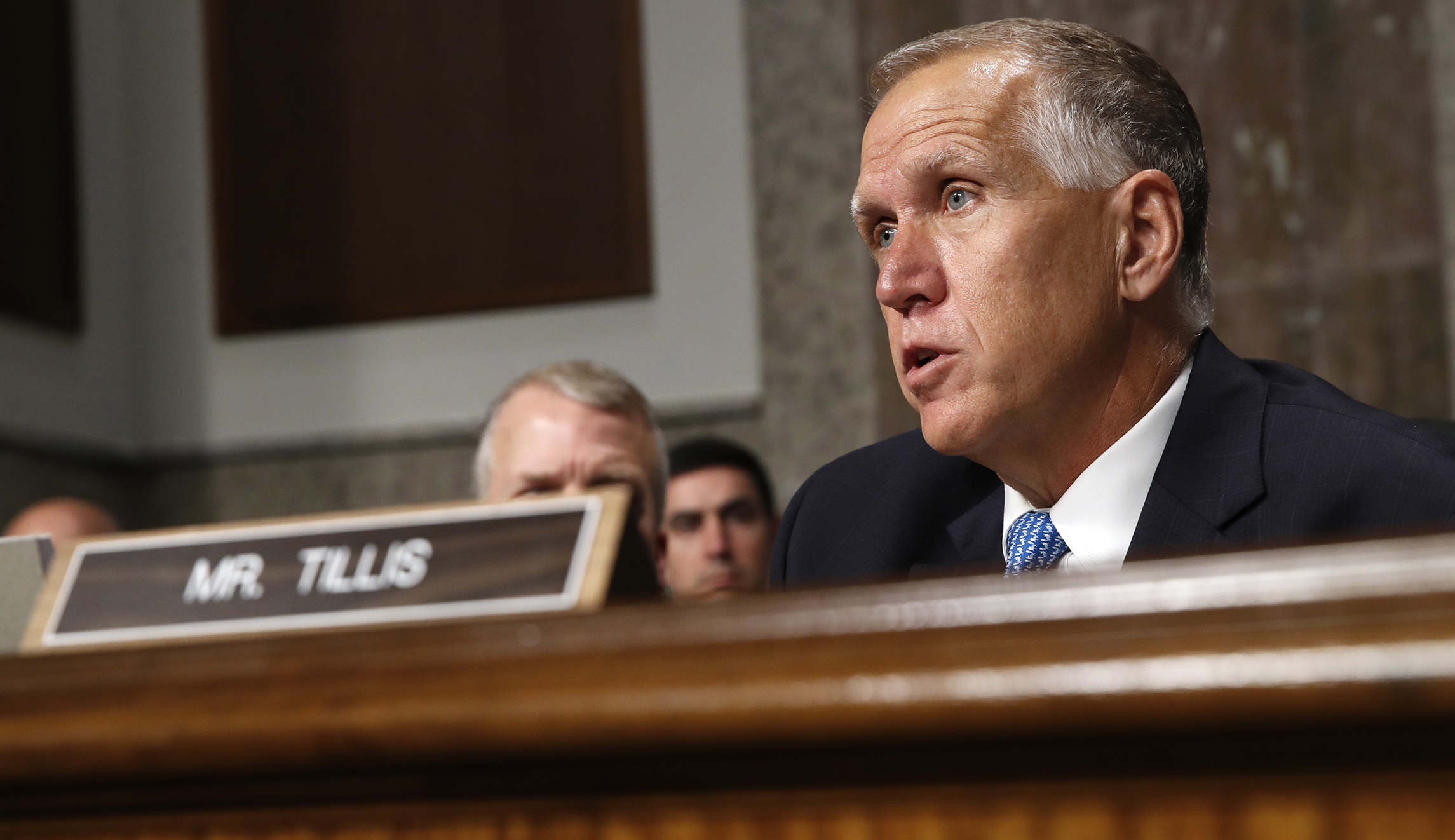 Sen. Thom Tillis distances himself from Trump’s assertion that Russia probe is a ‘witch hunt’