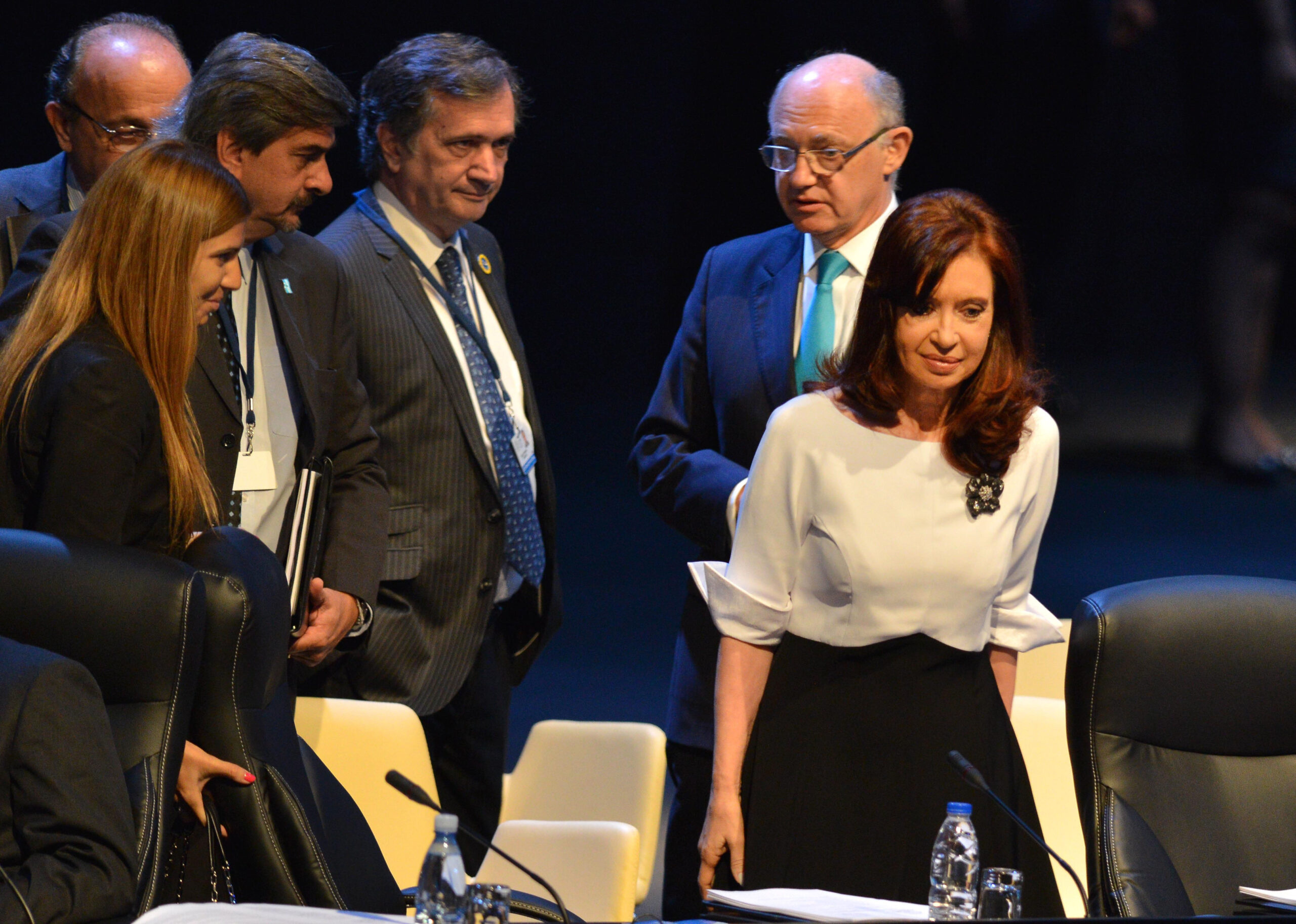 Argentina president treated for hip pain
