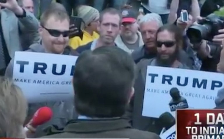 Cruz, Trump Supporter Wage Seven-Minute Exchange