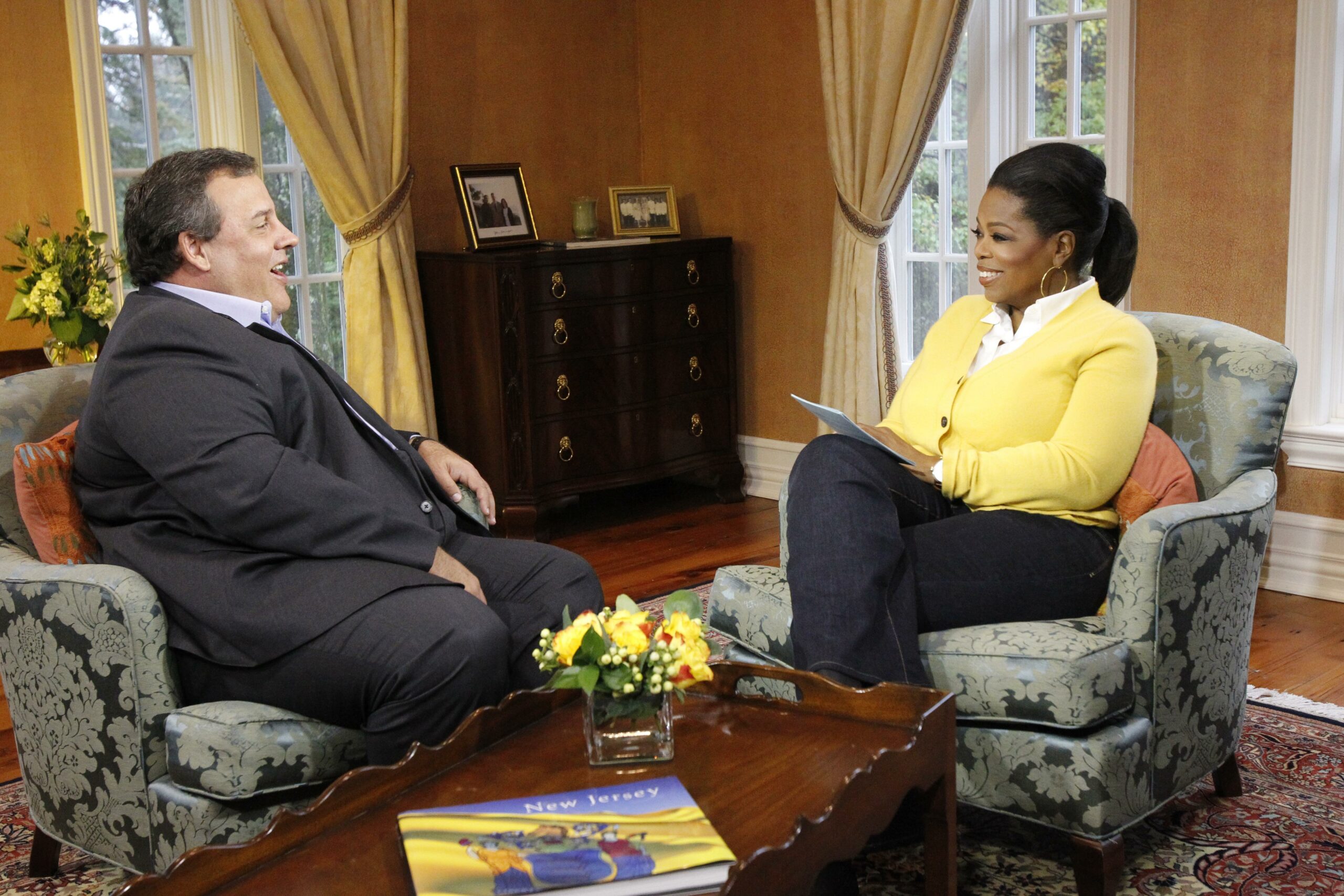 Christie, Oprah talk about weight, love, politics