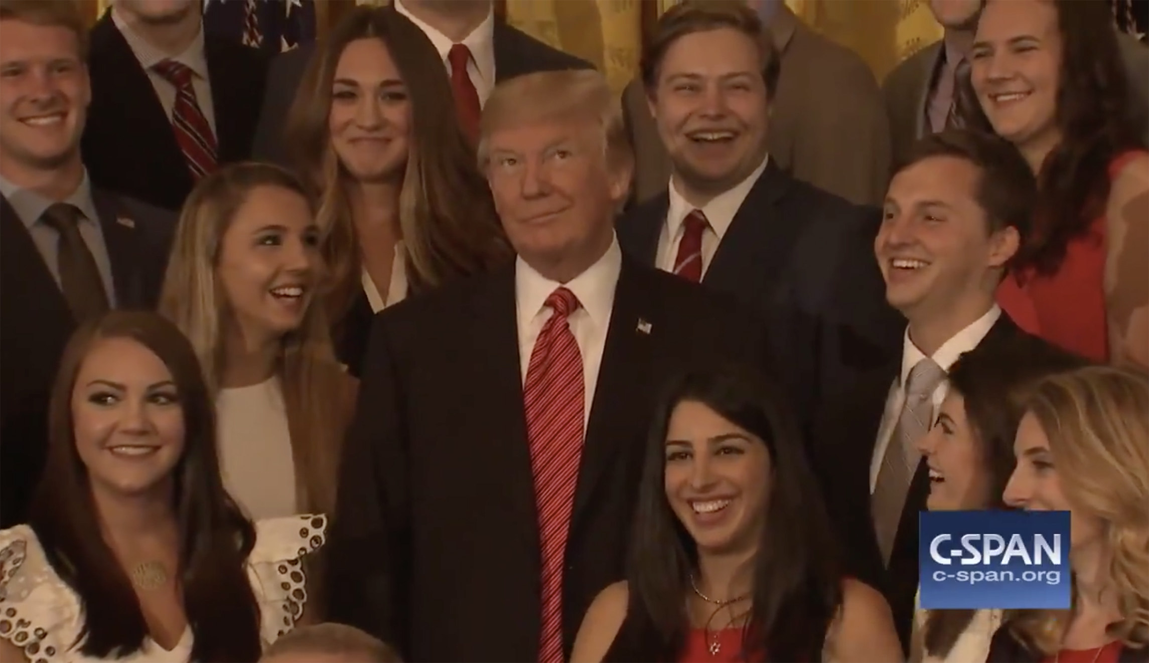 Watch: Trump tells reporter to be quiet amid question on Jeff Sessions