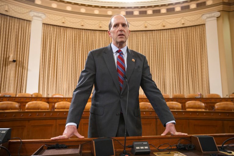 House Ways and Means Committee Chairman Rep. Dave Camp, R-Mich., speaks to reporters. (AP Photo/J. Scott Applewhite)