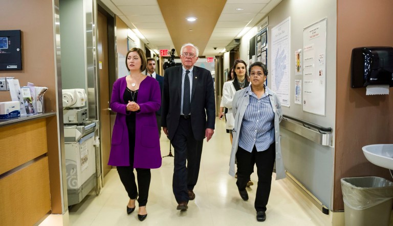 If Canada's healthcare system was really as top-notch as Sanders claims, why do so many Canadians flee the country to obtain treatment? (Christopher Katsarov/The Canadian Press via AP)